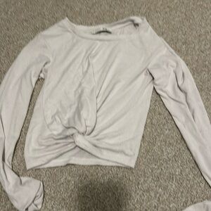 Off white Wilfred free crop top from aritzia size xxs
